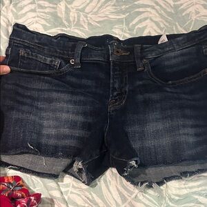 Dark Blue Denim Shorts lucky brand